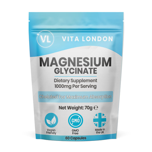 Magnesium Glycinate Capsules | 1000mg Per Serving