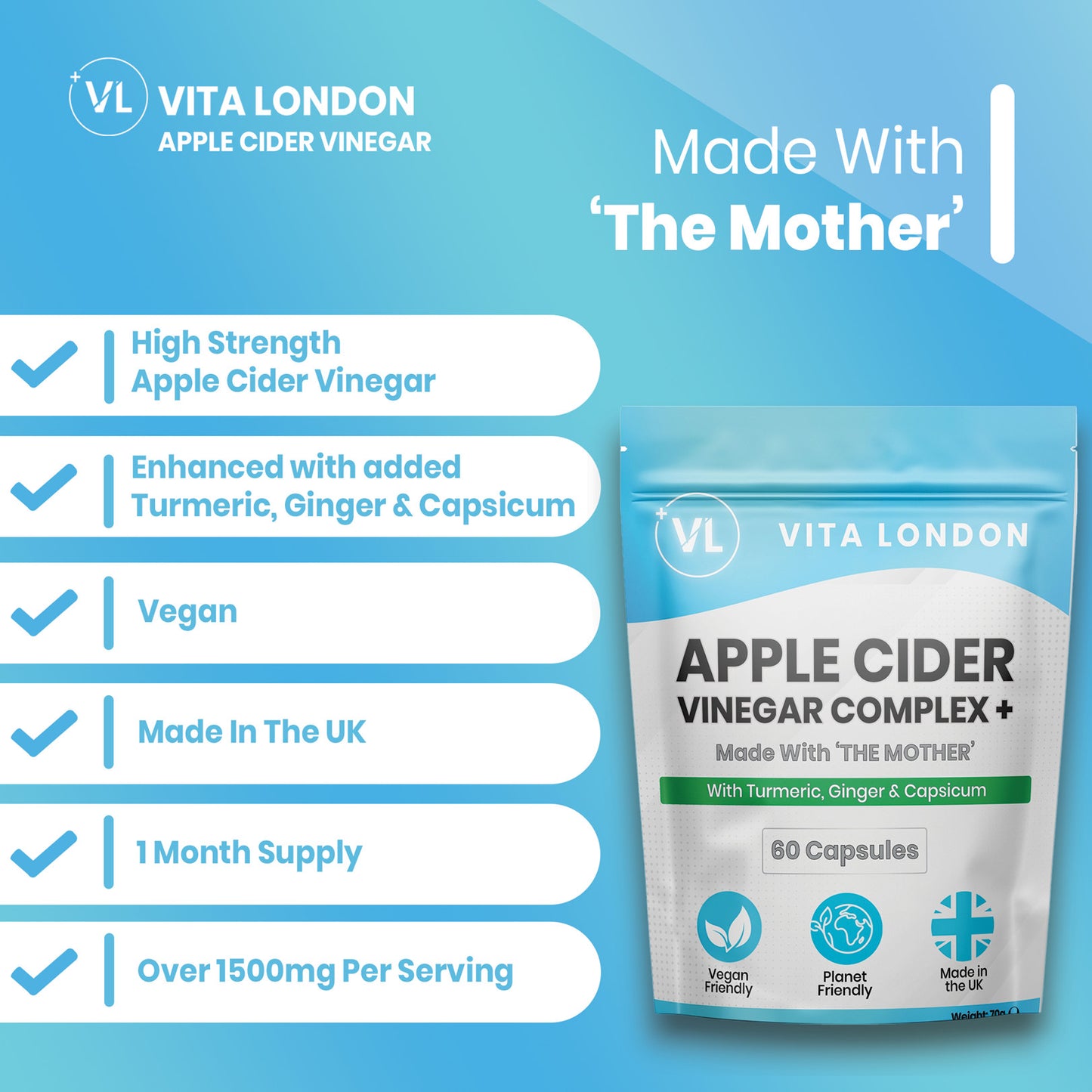 Apple Cider Vinegar Complex Capsules