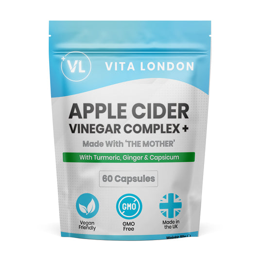 Vita London Apple Cider Vinegar Complex Capsules product packaging image