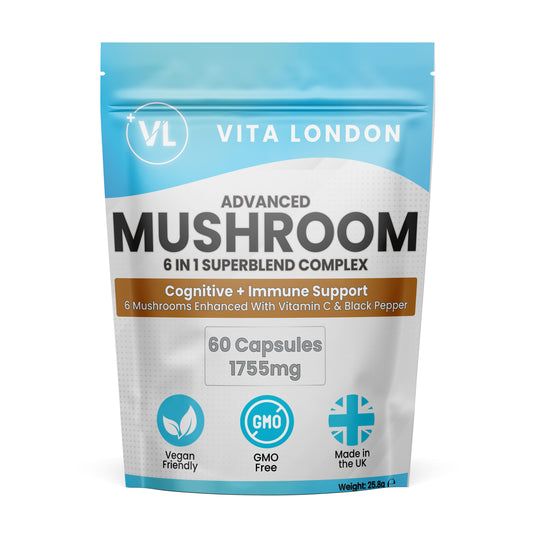 Advanced Mushroom Complex – 6 in 1 Superblend