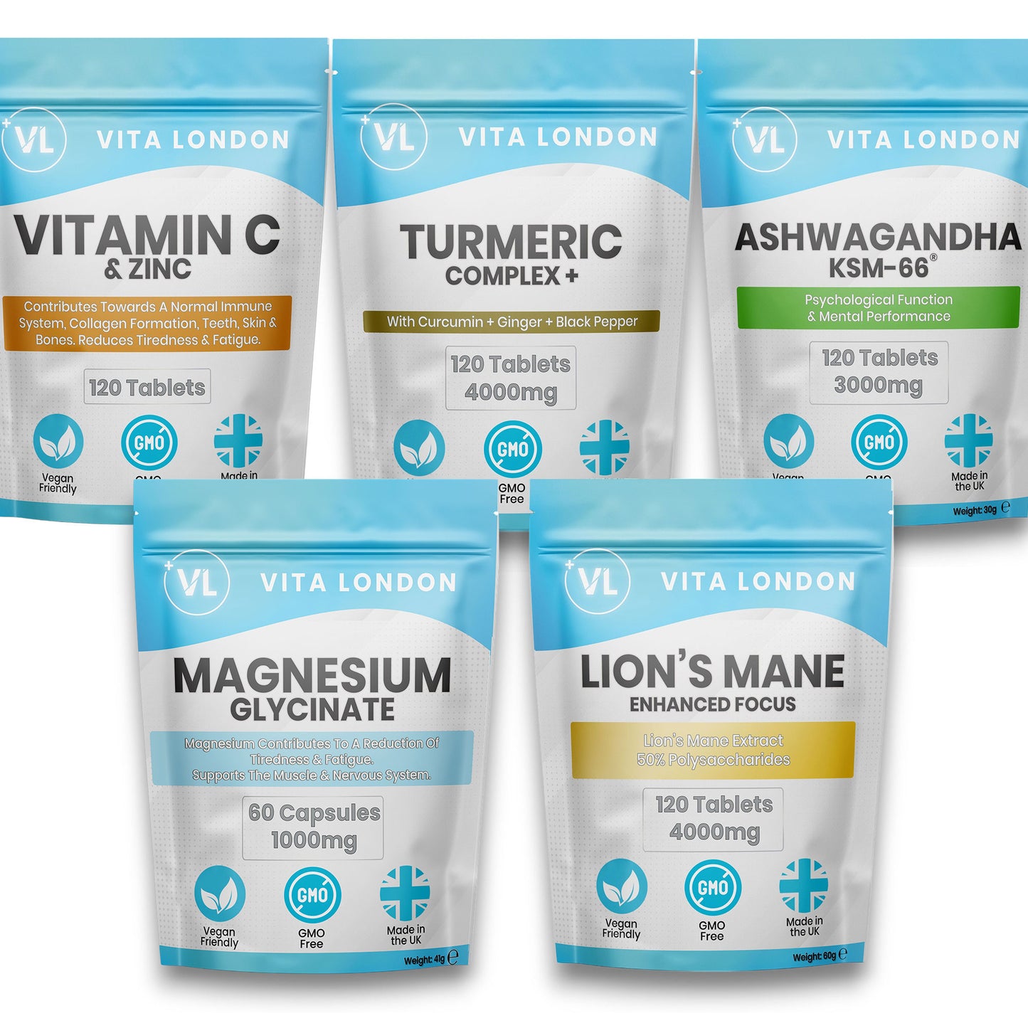 Vita London Fab 5 Vitamins Bundle product image