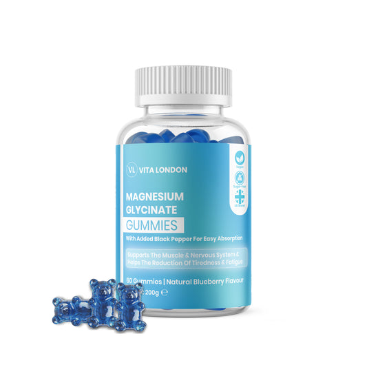 Magnesium Glycinate Gummies with Added Black Pepper for Easy Absorption