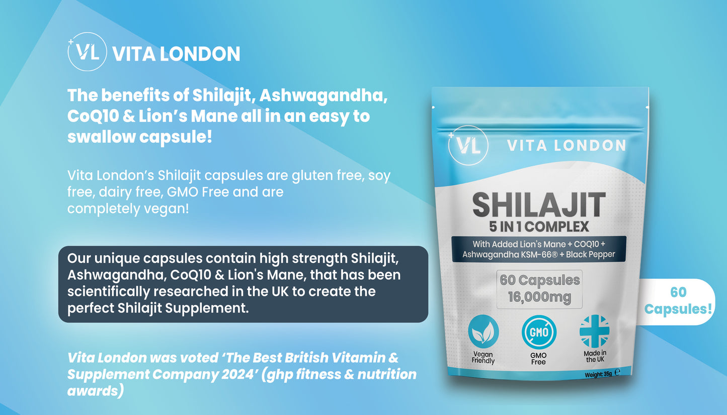 Shilajit Complex Capsules | 16,000mg Per Serving | Fuel Your Mind & Body