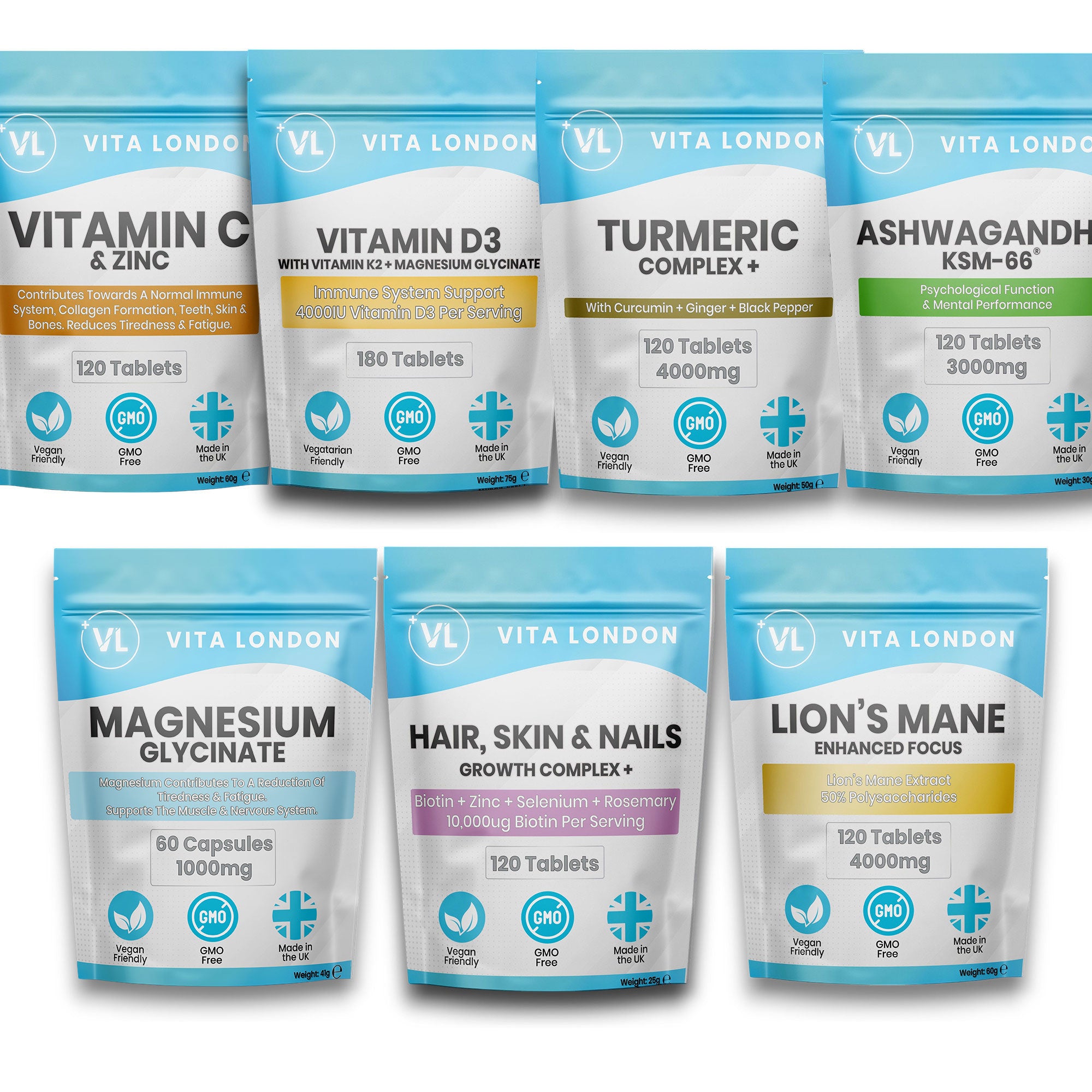Vita London Vitamins & Supplement Bundles: Your Complete Wellness